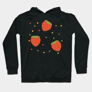 Strawberries and dots Hoodie